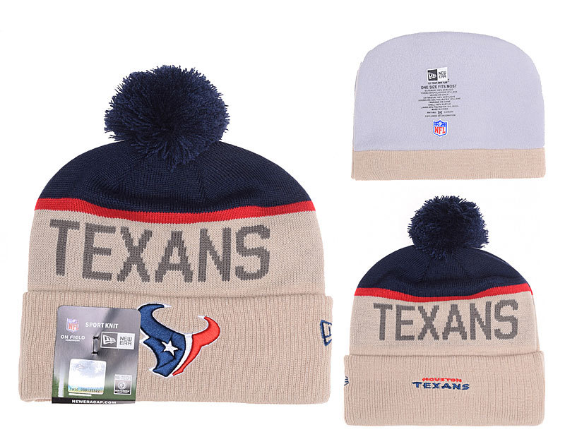 Texans Khaki Fashion Knit Hat YD