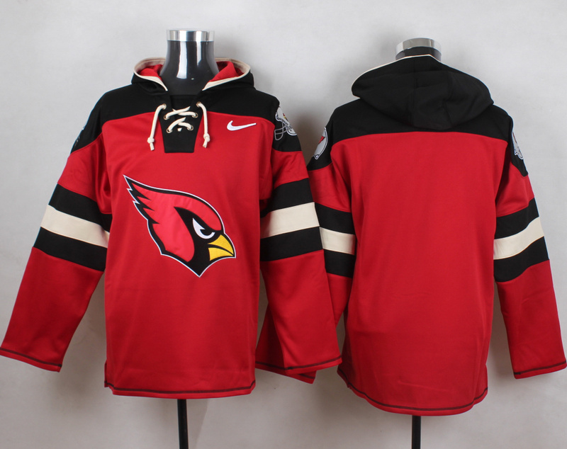 Nike Cardinals Red All Stitched Hooded Sweatshirt - Click Image to Close