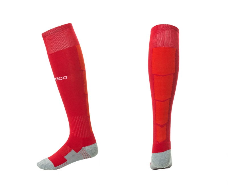 Atletico Madrid Home Soccer Socks - Click Image to Close