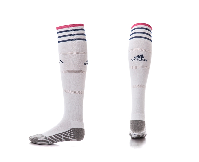 Real Madrid Home Soccer Socks02 - Click Image to Close