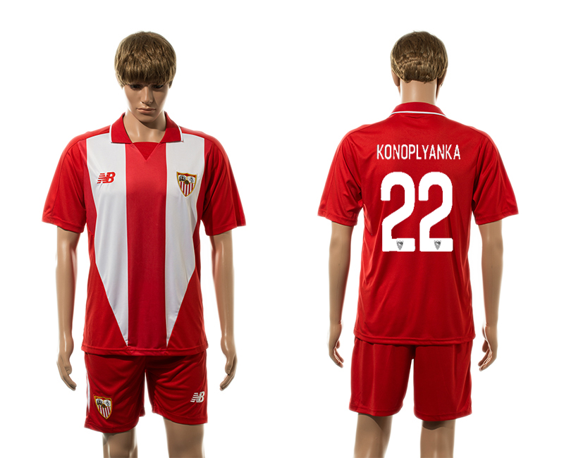 2015-16 Sevilla 22 KONOPLYANKA Home Jersey