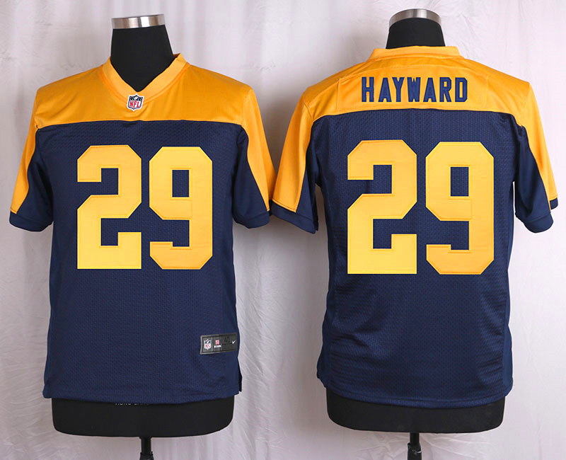 Nike Packers 29 Casey Hayward Navy Blue Alternate Elite Jersey