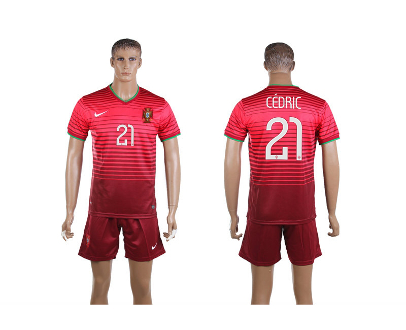 2015-16 Portugal 21 CEDRIC Home Jersey