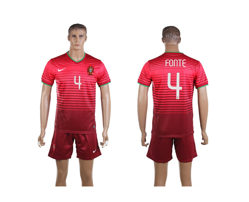 2015-16 Portugal 4 FONTE Home Jersey