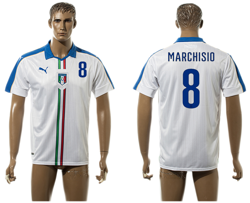 2015-16 Italy 8 MARCHISIO Away Thailand Jersey