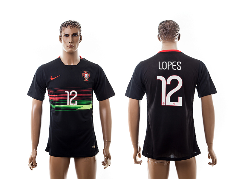 2015-16 Portugal 12 LOPES Away Thailand Jersey