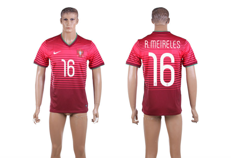 2015-16 Portugal 16 R.MEIRELES Home Thailand Jersey 2015-16 Portugal 16 R.MEIRELES Home Thailand Jersey