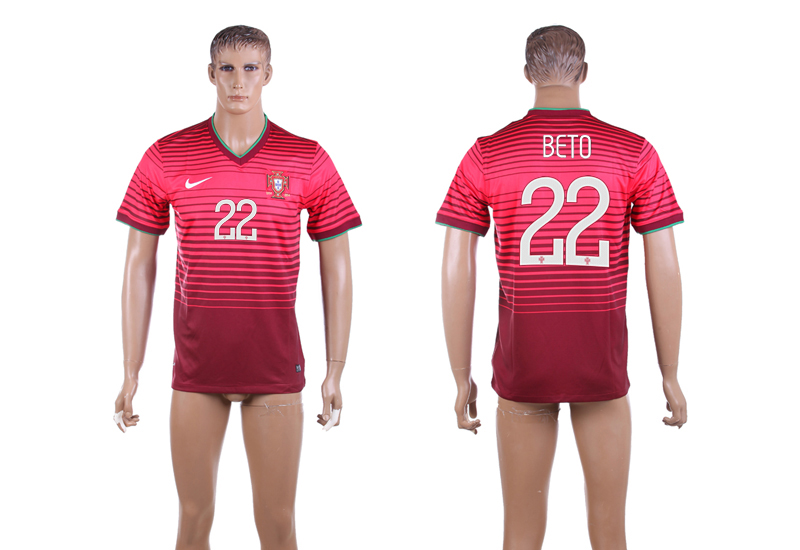2015-16 Portugal 22 BETO Home Thailand Jersey