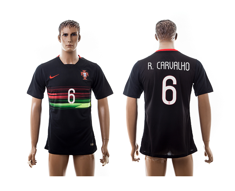 2015-16 Portugal 6 R.CARVALHO Away Thailand Jersey