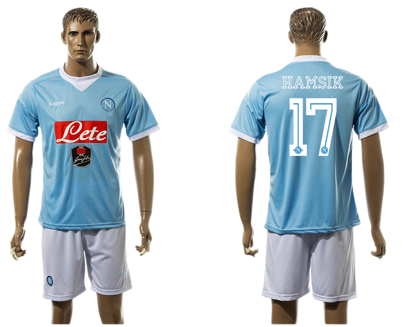 2015-16 Napoli 17 HAMSIK Home Jersey