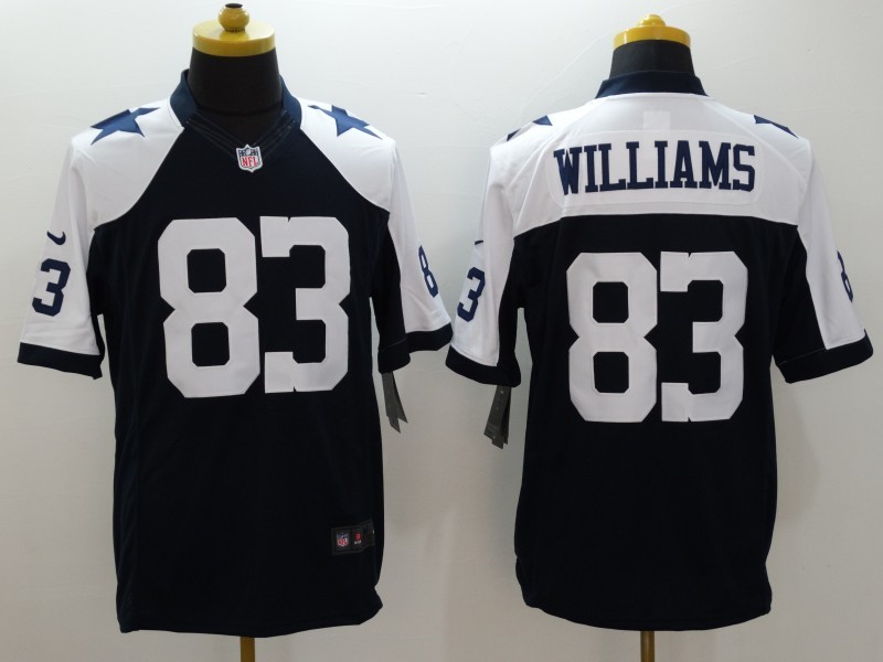 Nike Cowboys 83 Terrance Williams Blue Throwback Limited Jersey