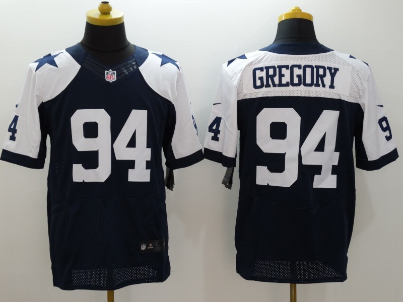 Nike Cowboys 94 Randy Gregory Blue Throwback Elite Jersey - Click Image to Close