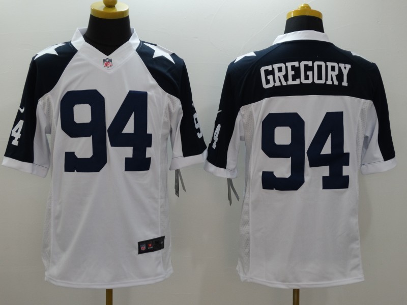 Nike Cowboys 94 Randy Gregory White Limited Jersey