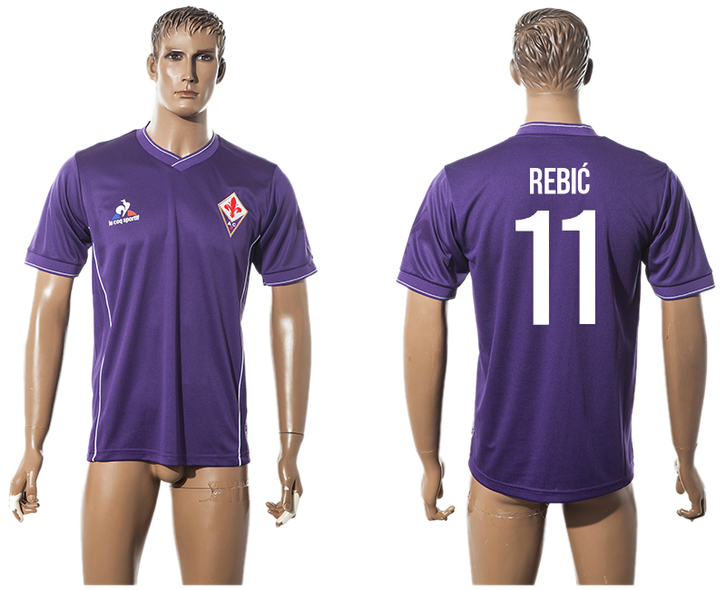 2015-16 ACF Fiorentina 11 REBIC Home Thailand Jersey
