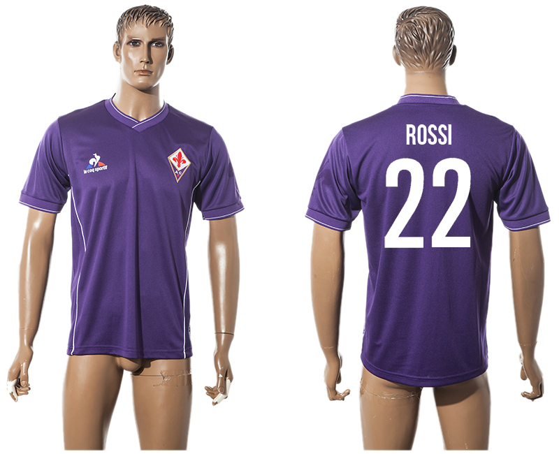 2015-16 ACF Fiorentina 22 ROSSI Home Thailand Jersey