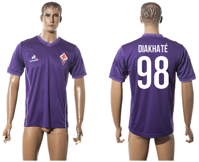 2015-16 ACF Fiorentina 98 DIAKHATE Home Thailand Jersey