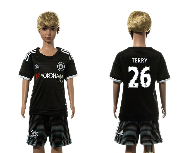 2015-16 Chelsea 26 TERRY Third Away Youth Jersey