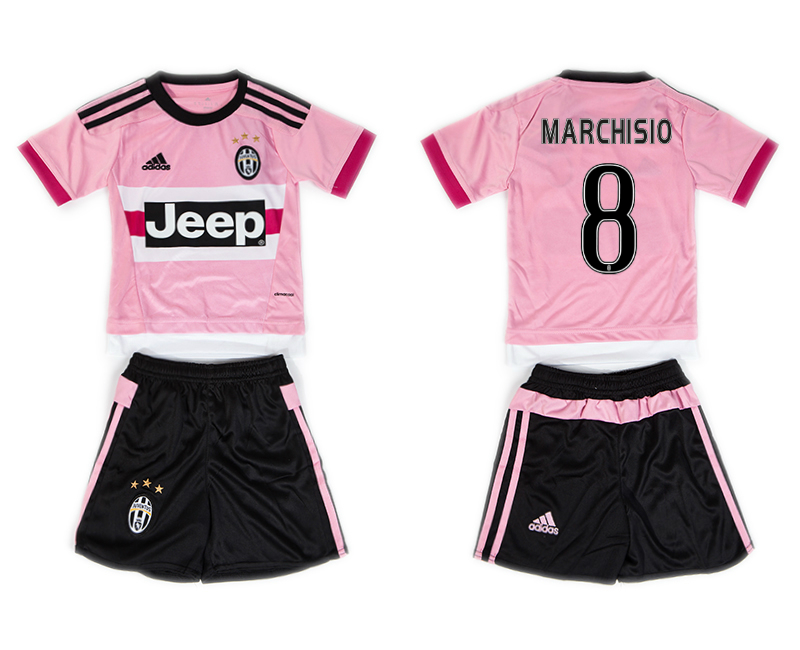 2015-16 Juventus 8 MARCHISIO Away Youth Jersey