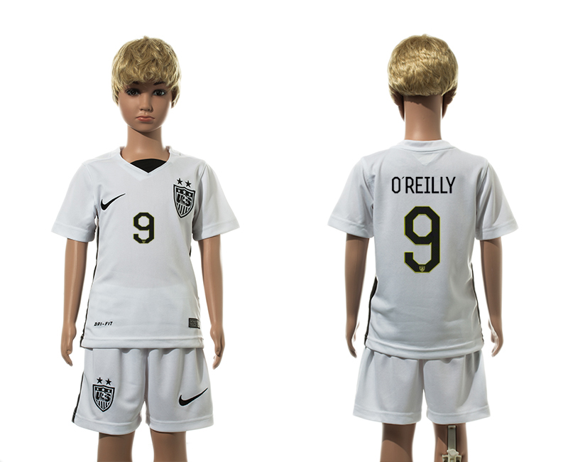 2015-16 USA 9 OREILLY Home Youth Jersey