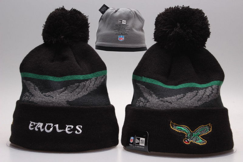 Eagles Black Fashion Knit Hat YP