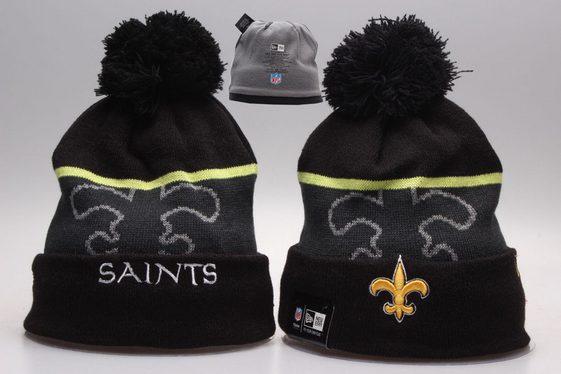 Saints Black Fashion Knit Hat YP