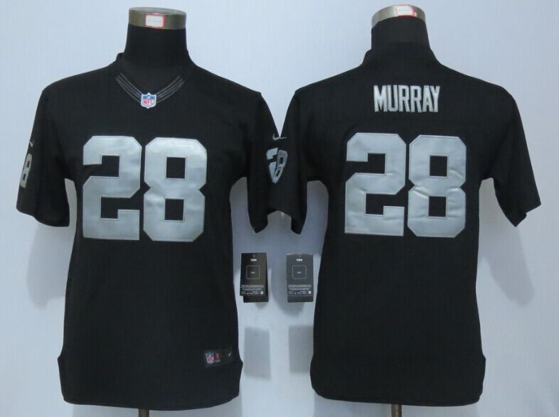 Nike Raiders 28 Latavius Murray Black Youth Limited Jersey