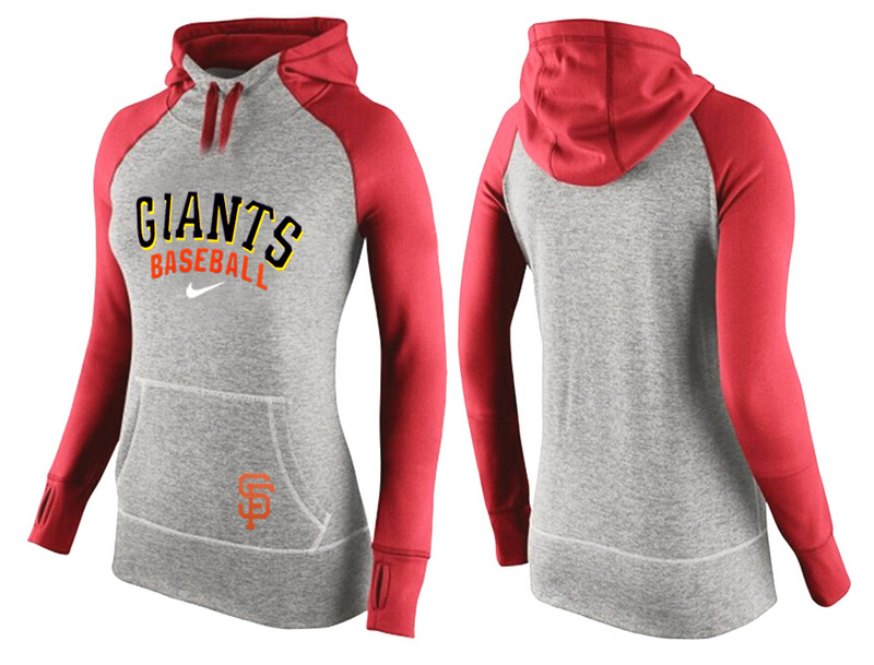 Giants Grey Pullover Women Hoodie6 - Click Image to Close