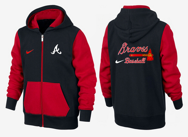Braves Fashion Full Zip Hoodie3 - Click Image to Close