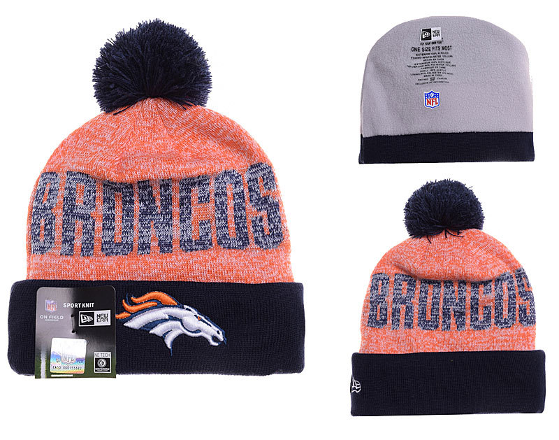 Broncos Orange Fashion Knit Hat YD
