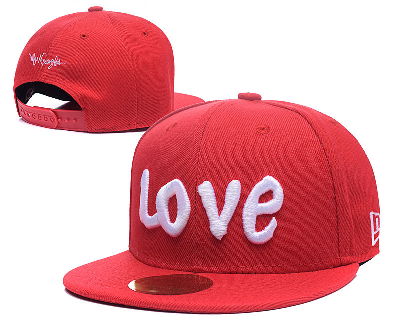 Love Red Adjustable Youth Cap