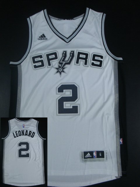 Spurs 2 Kawhi Leonard White Hot Printed Jersey