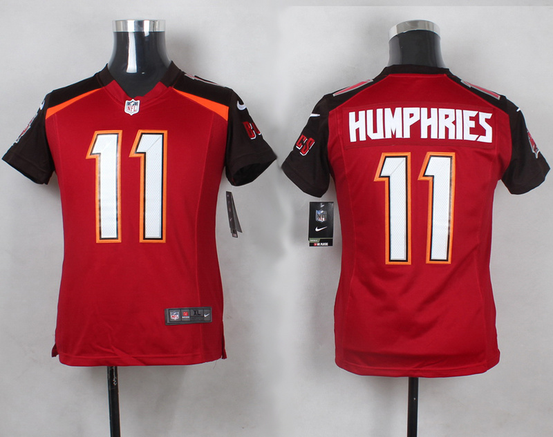 Nike Buccaneers 11 Adam Humphries Red Youth Game Jersey