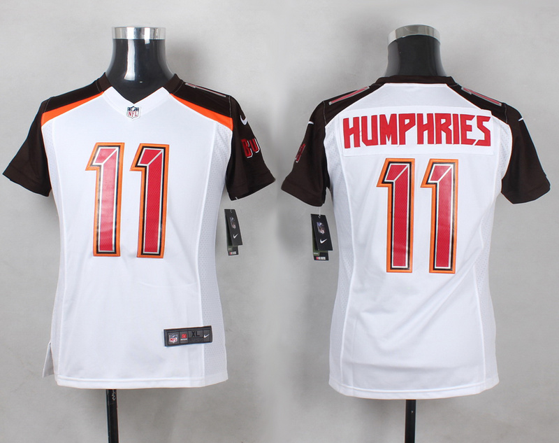 Nike Buccaneers 11 Adam Humphries White Youth Game Jersey