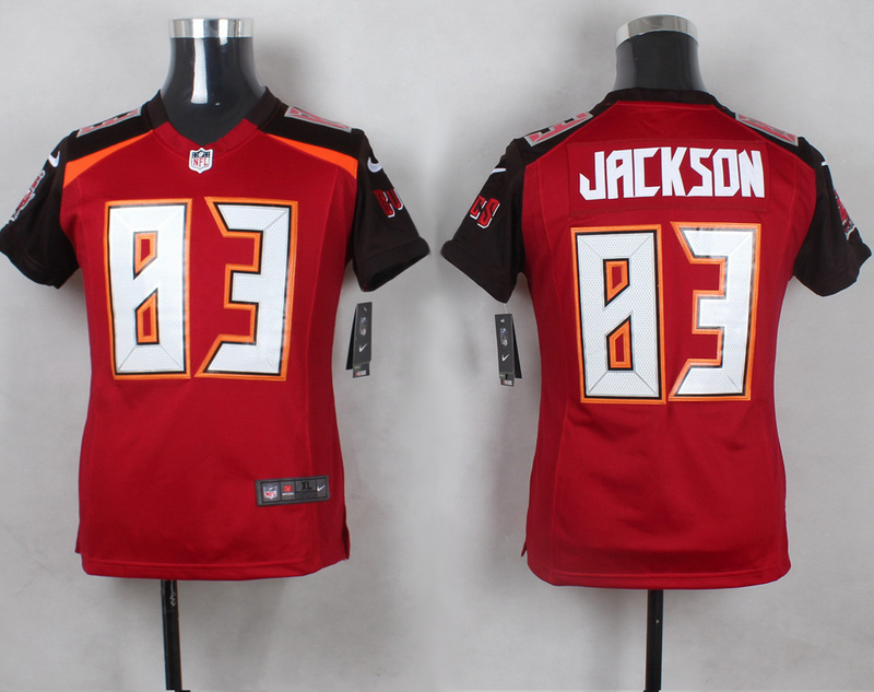 Nike Buccaneers 83 Vincent Jackson Red Youth Game Jersey - Click Image to Close