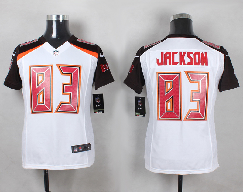 Nike Buccaneers 83 Vincent Jackson White Youth Game Jersey