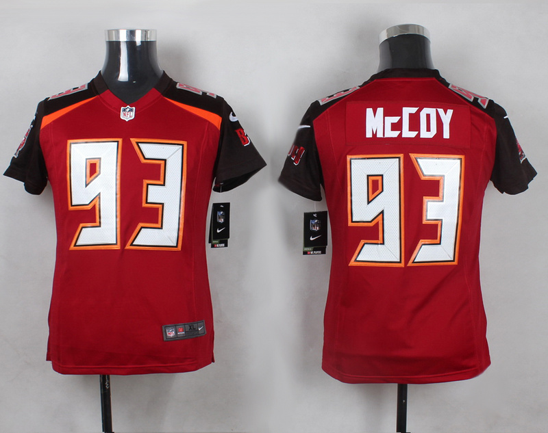 Nike Buccaneers 93 Gerald McCoy Red Youth Game Jersey