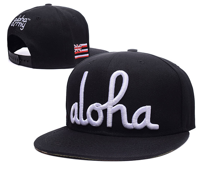 aloha Black Adjustable Cap LH