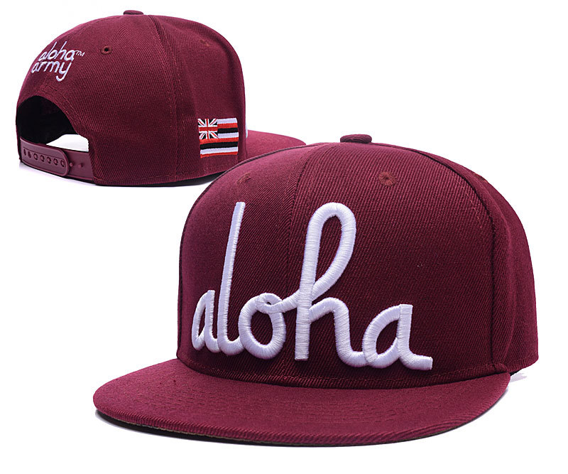 aloha Red Adjustable Cap LH