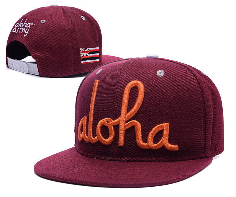 aloha Red Adjustable Cap LH2
