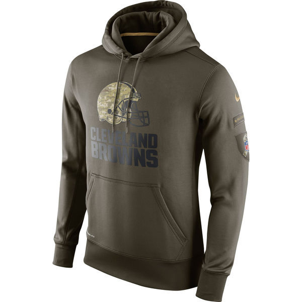 Nike Browns Green Salute To Service Hoodie