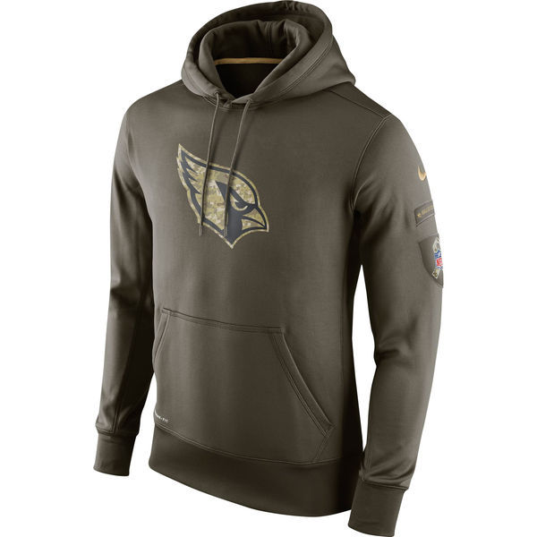 Nike Cardinals Green Salute To Service Hoodie