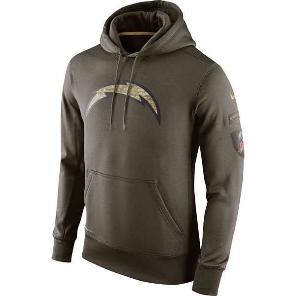 Nike Chargers Green Salute To Service Hoodie