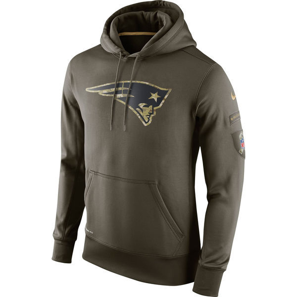 Nike Patriots Green Salute To Service Hoodie