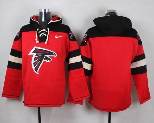 Nike Falcons Blank Red Hooded Jersey