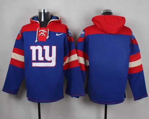 Nike Giants Blank Blue Hooded Jersey