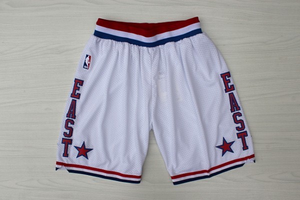 2003 All Star White Throwback Shorts