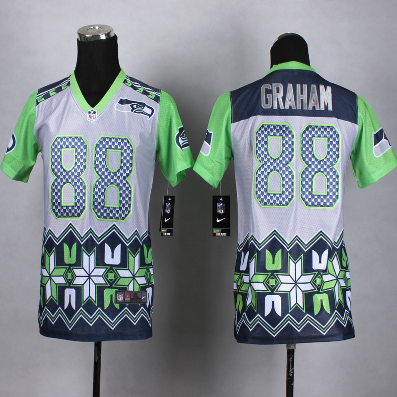 Nike Seahawks 88 Jimmy Graham Noble Fashion Youth Jerseys