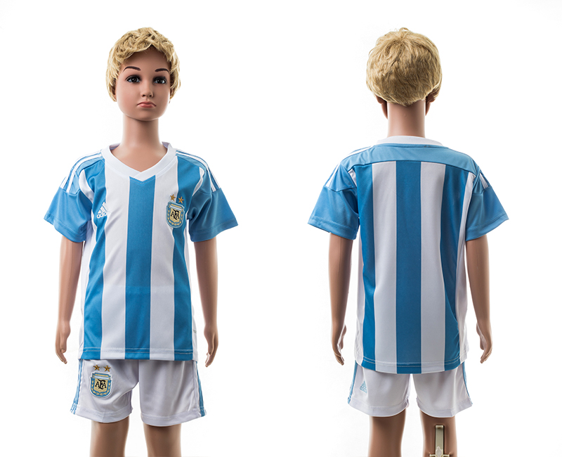 2015-16 Argentina Home Youth Jerseys 2015-16 Argentina Home Youth Jerseys