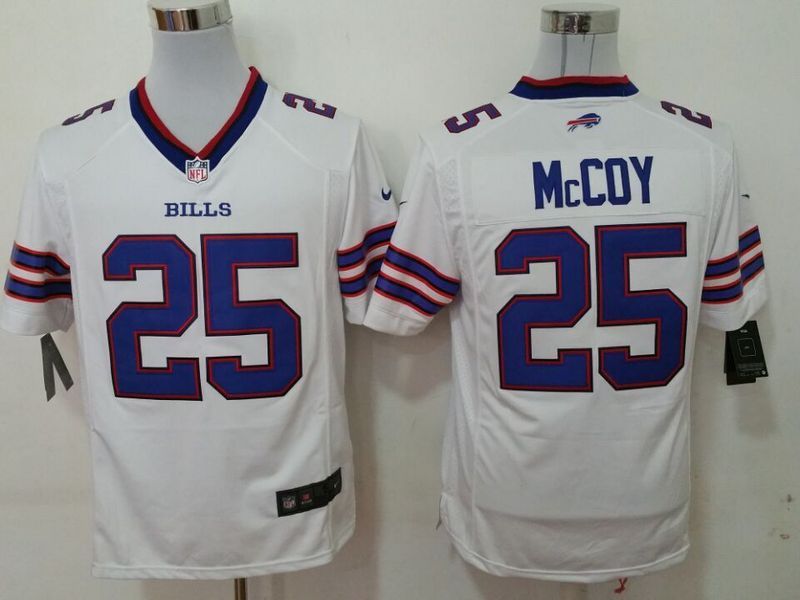 Nike Bills 25 LeSean McCoy White Game Jersey
