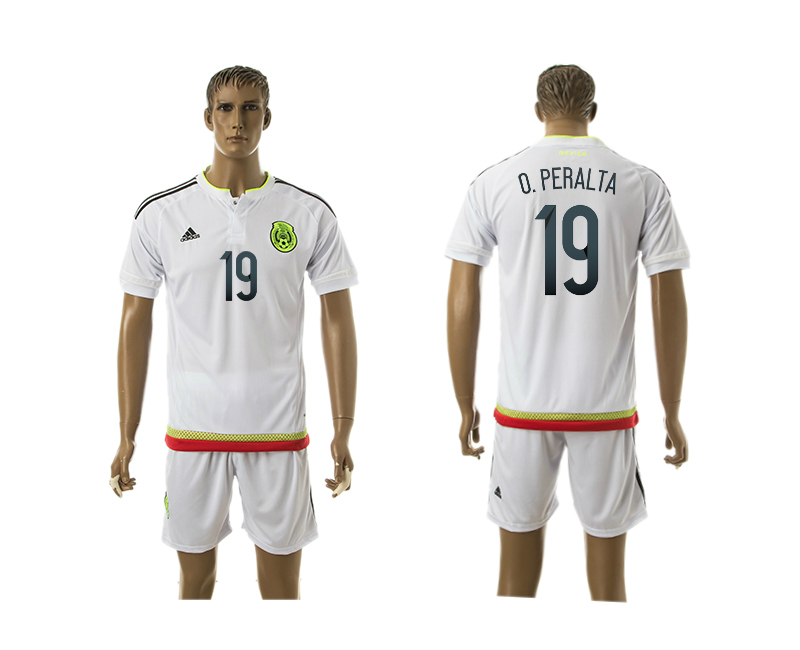 2015-16 Mexico 19 O.Peralta Away Jerseys